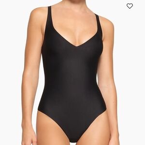 SKIMS Black Shapewear Bodysuit